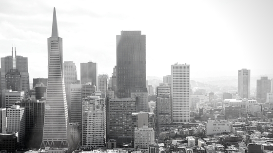 tech bubble silicon valley san francisco skyline
