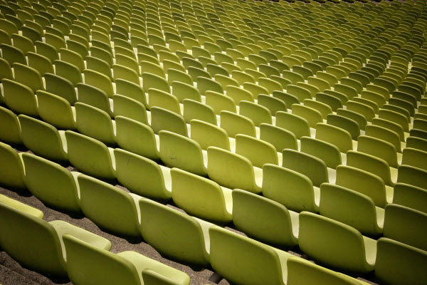 yellow seats bleachers