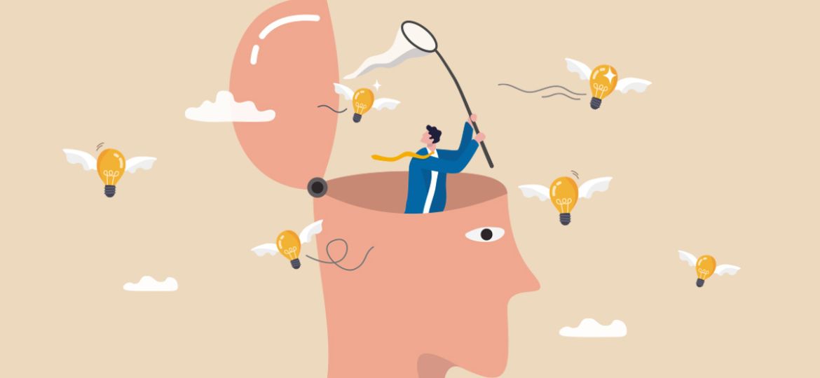 Person out of head, thought leadership post