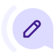 Purple pencil edit icon